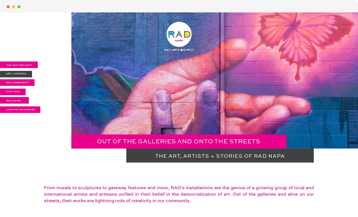 Truss Creative Rad Napa Website 3