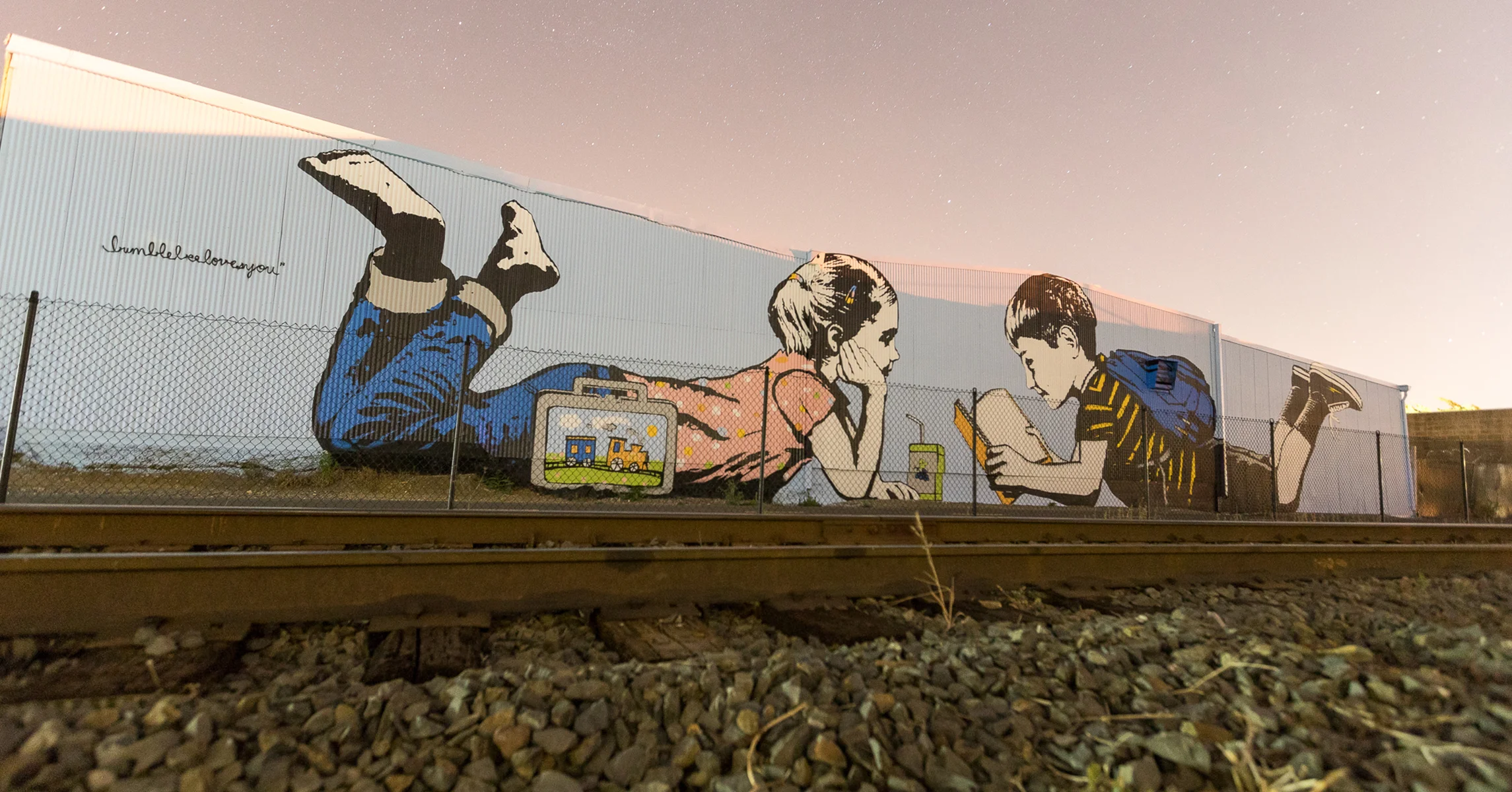 Rad Napa Bumblebeeiloveyou Mural