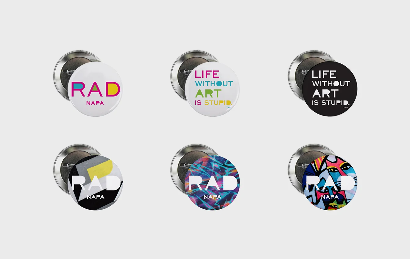 Rad Napa Buttons