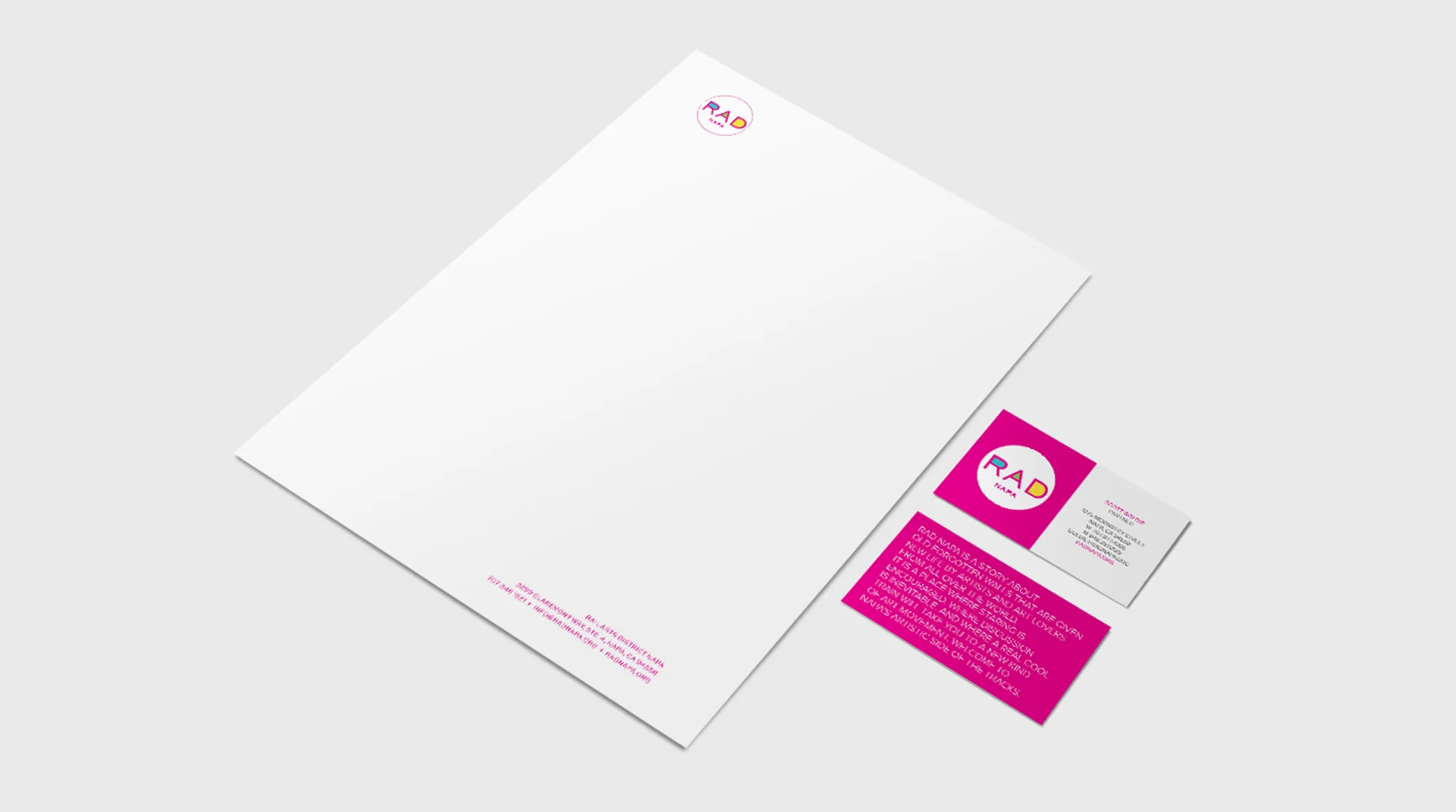 Rad Napa Letterhead Bus Card