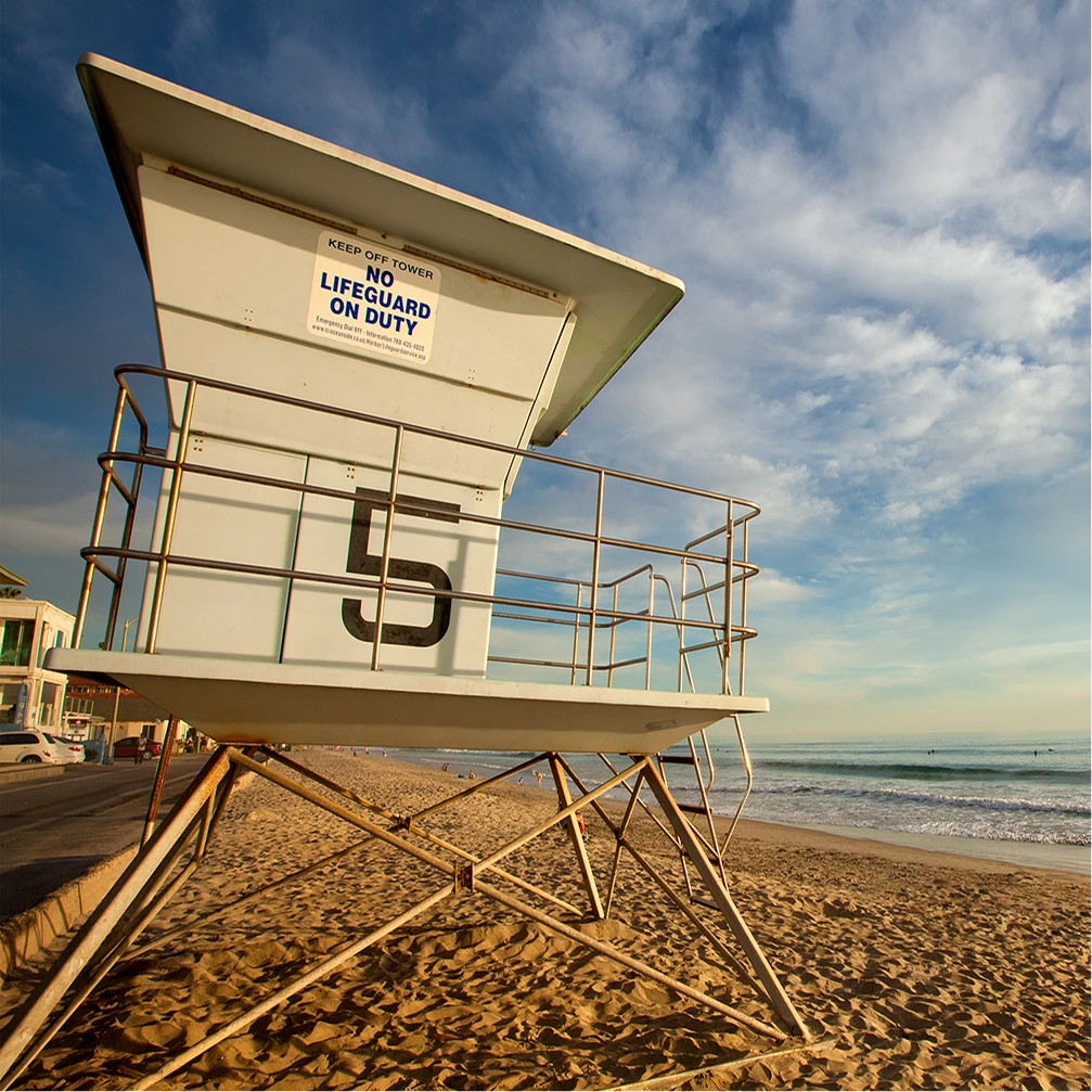 700 Ss Brand Beach Imagery, Lifeguard Tower 5