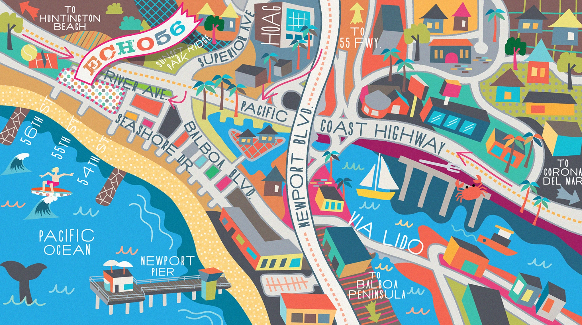 Echo56 Brand Illustration