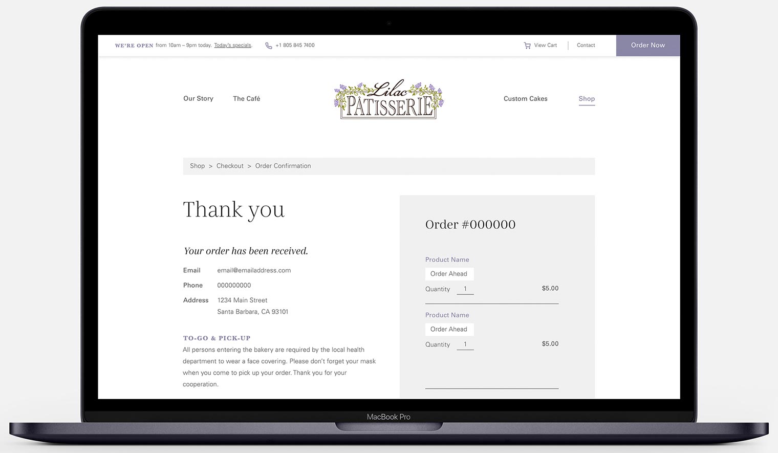 Tru Website Macbookpro Lilac Orderconfirmation