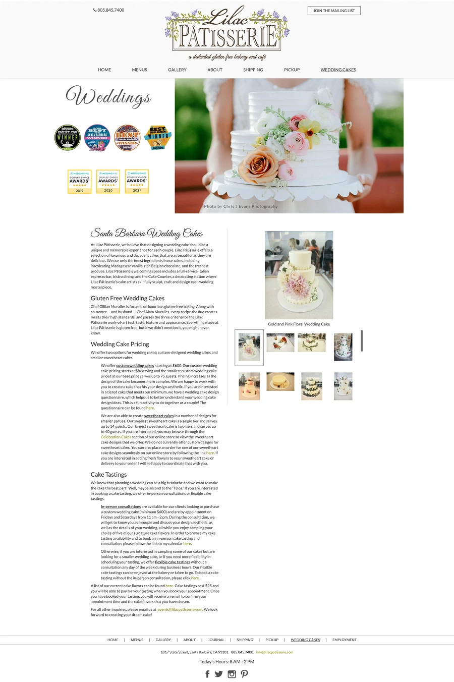 Lilac Weddings Page