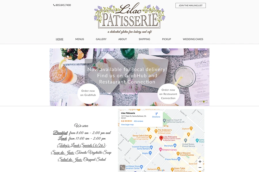 Old Home Page Design