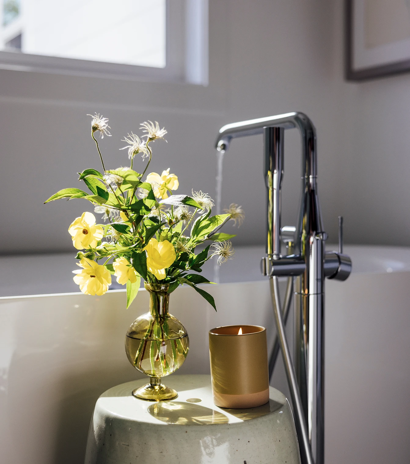 Flowers In Sink