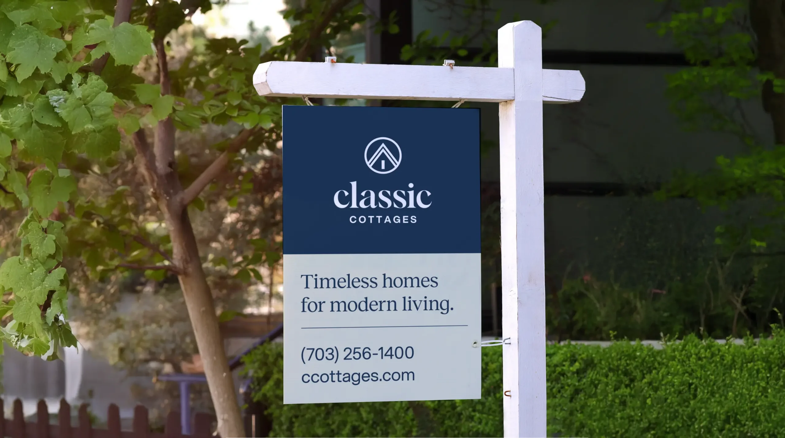 Classic Cottages Real Estate Yard Signage