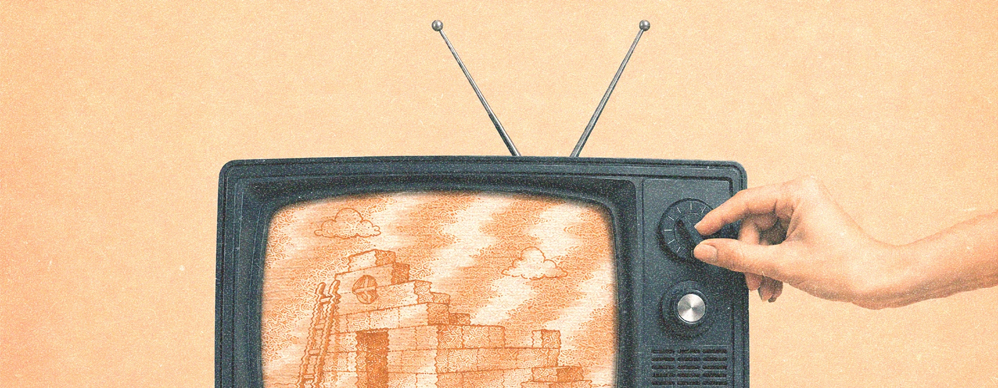 Old Tv Tuning In